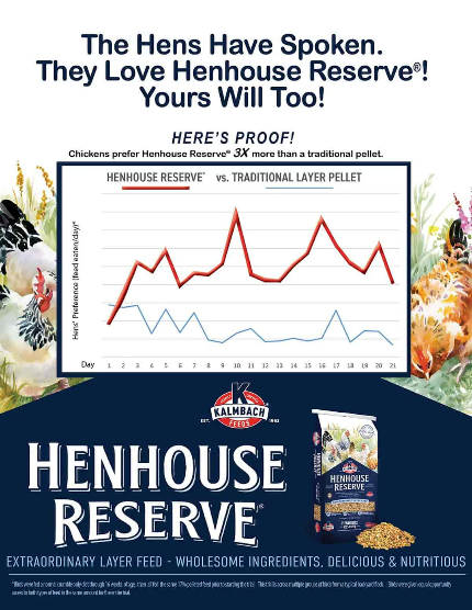 Kalmbach Henhouse Reserve 17% Layer Feed 30 lbs