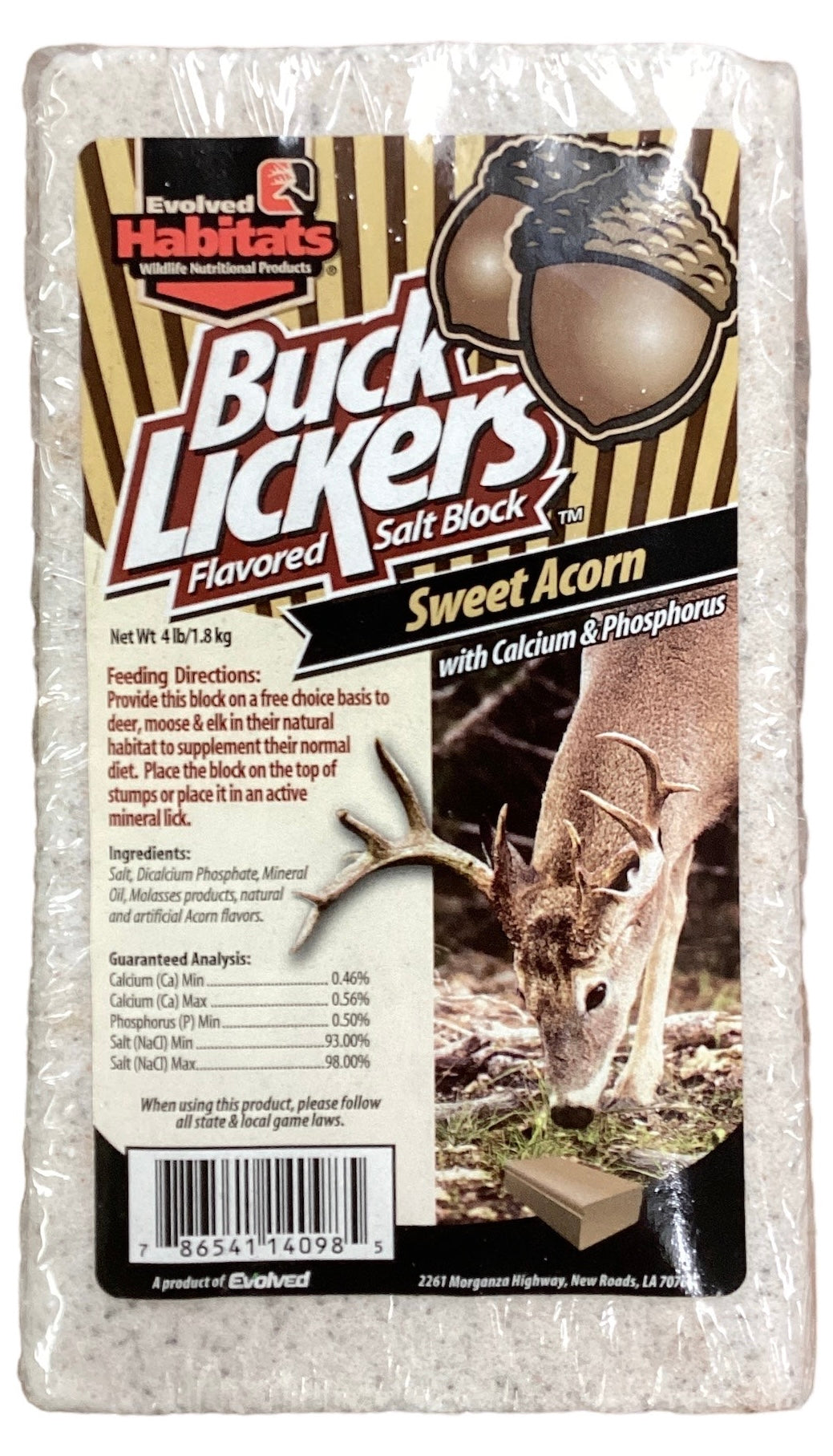 Buck Lickers Flavored Mineral Brick 4 lbs