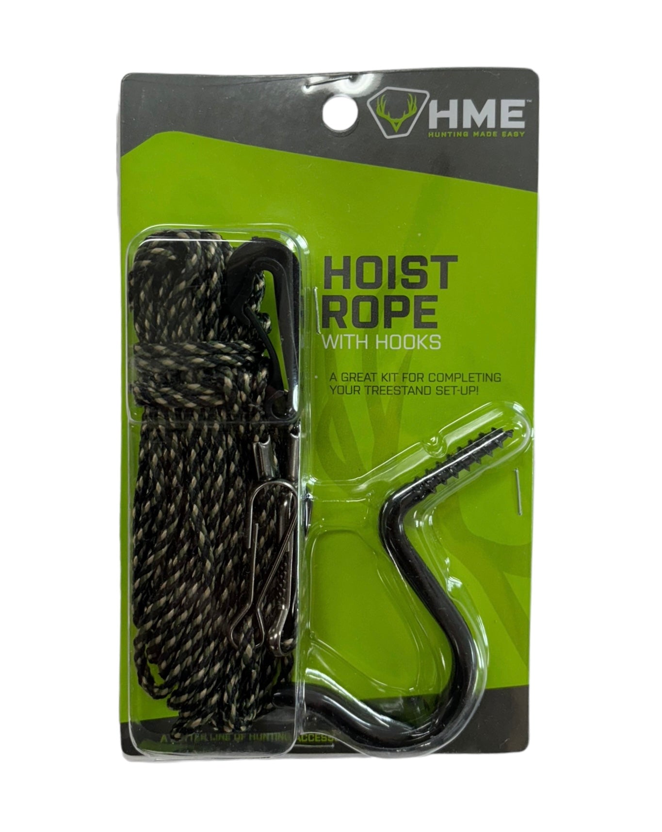 Hoist Rope w/ Hooks 25'