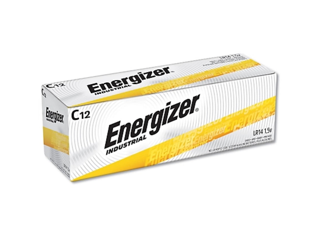 Battery Energizer Alkaline C Industrial 12 pack