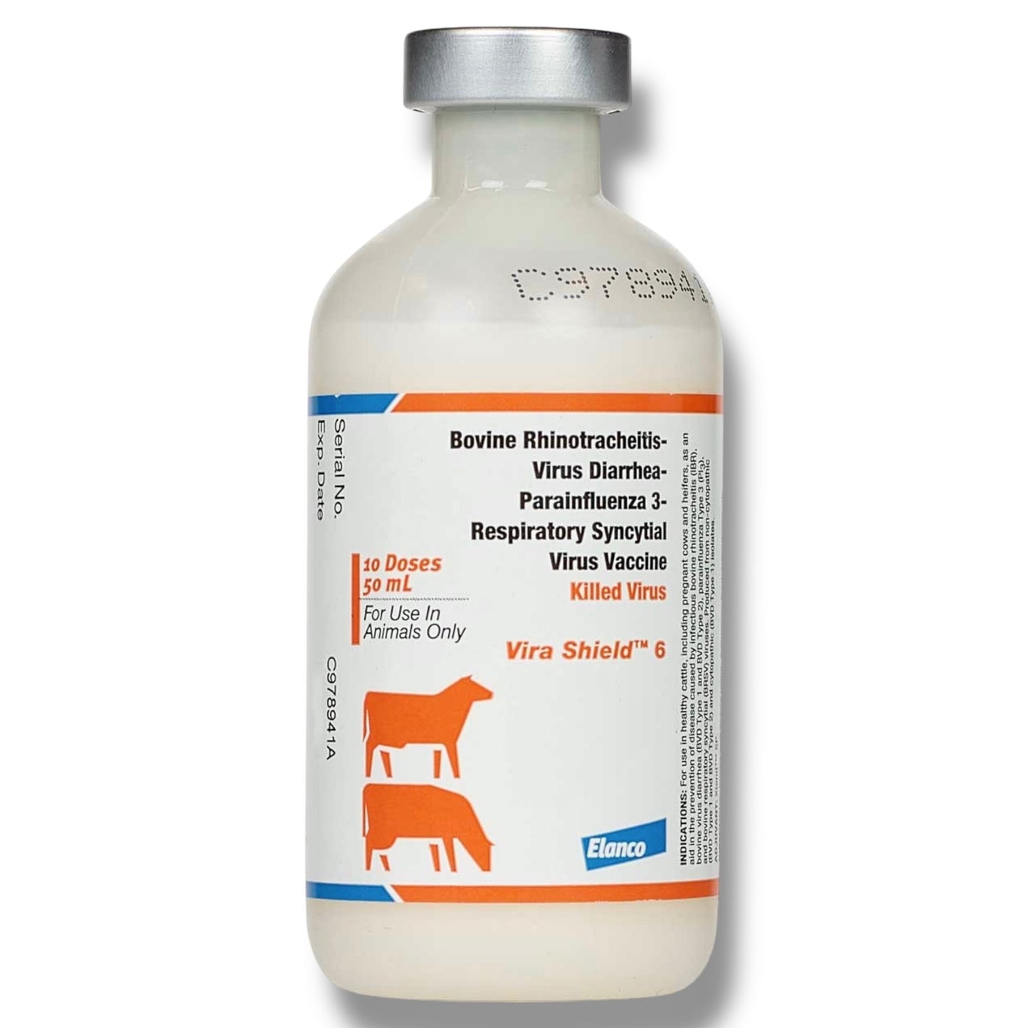 Vira Shield 6 Cattle Vaccine by Elanco Animal Health, 10 Dose