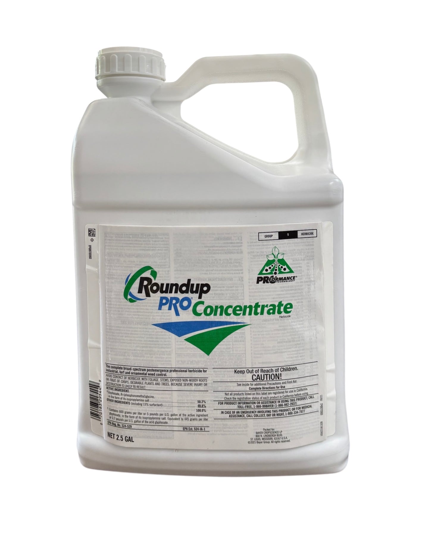 Round Up Pro 50.2% Glyphosate 2.5 Gallons