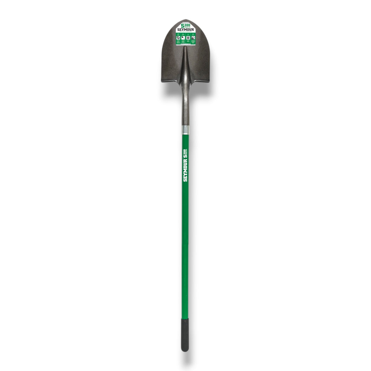 Seymour S300 DuraLite #2 Round Point Shovel – 43” Fiberglass Handle
