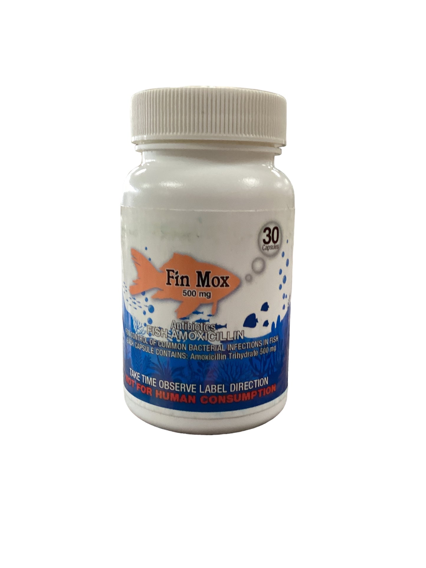 Fish Mox Amoxicillin 500 mg 30 Capsules