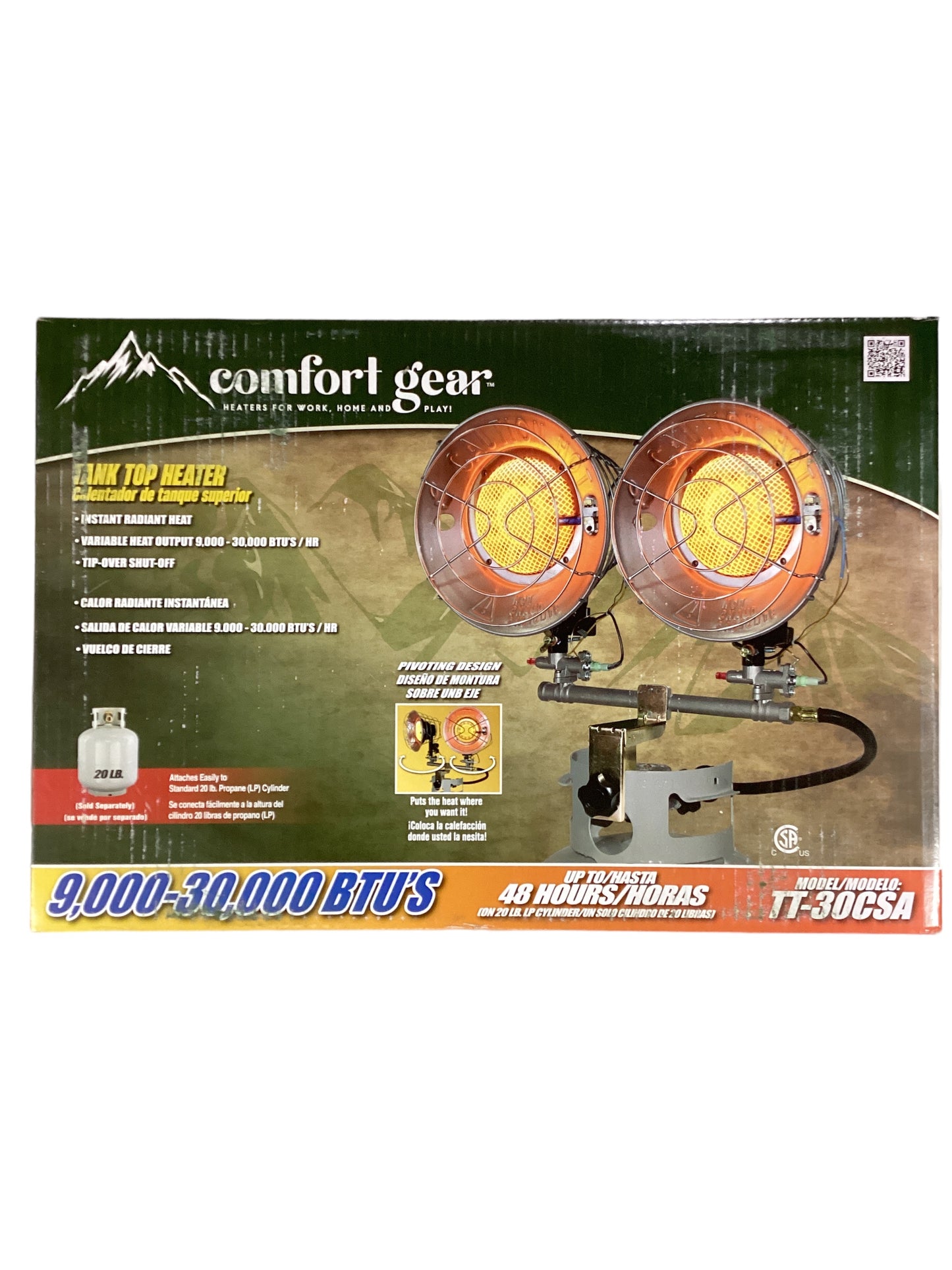 Radiant Tank Top Heater Burner