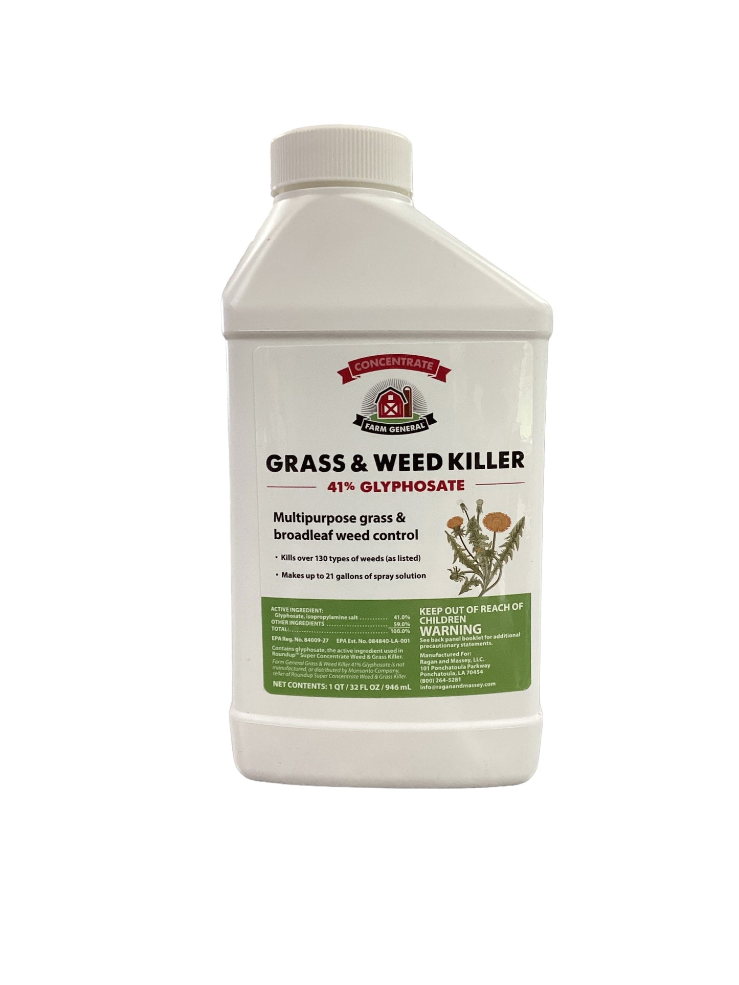 Weed and Grass Killer 41% Glyphosate