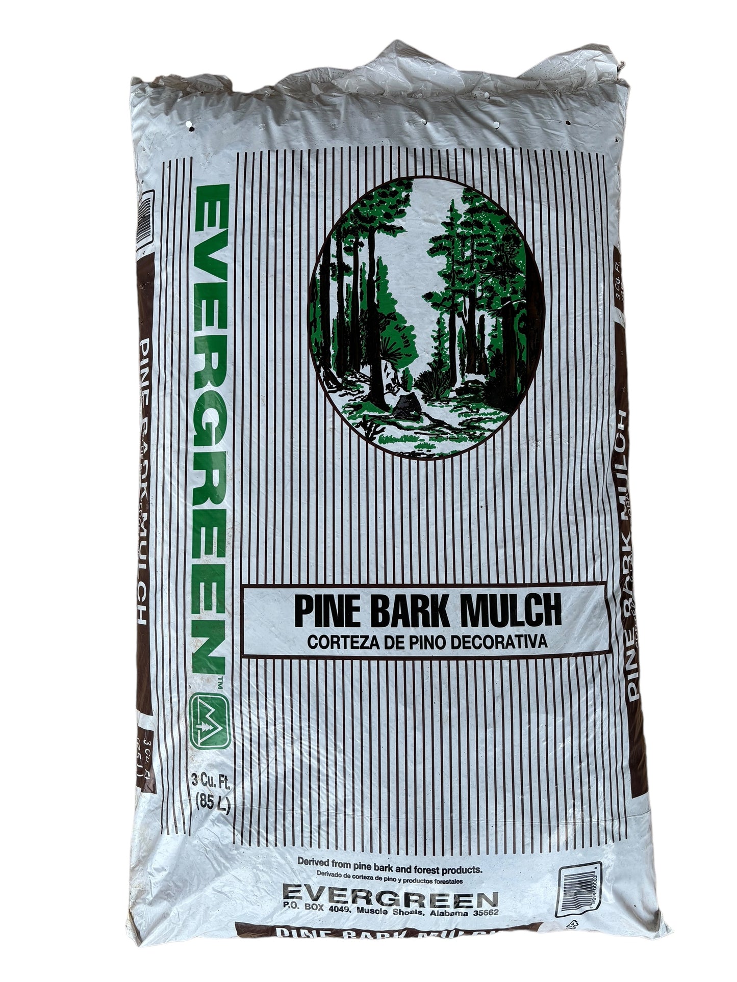 Brown Pine Bark Mulch 3 Cu. Ft.