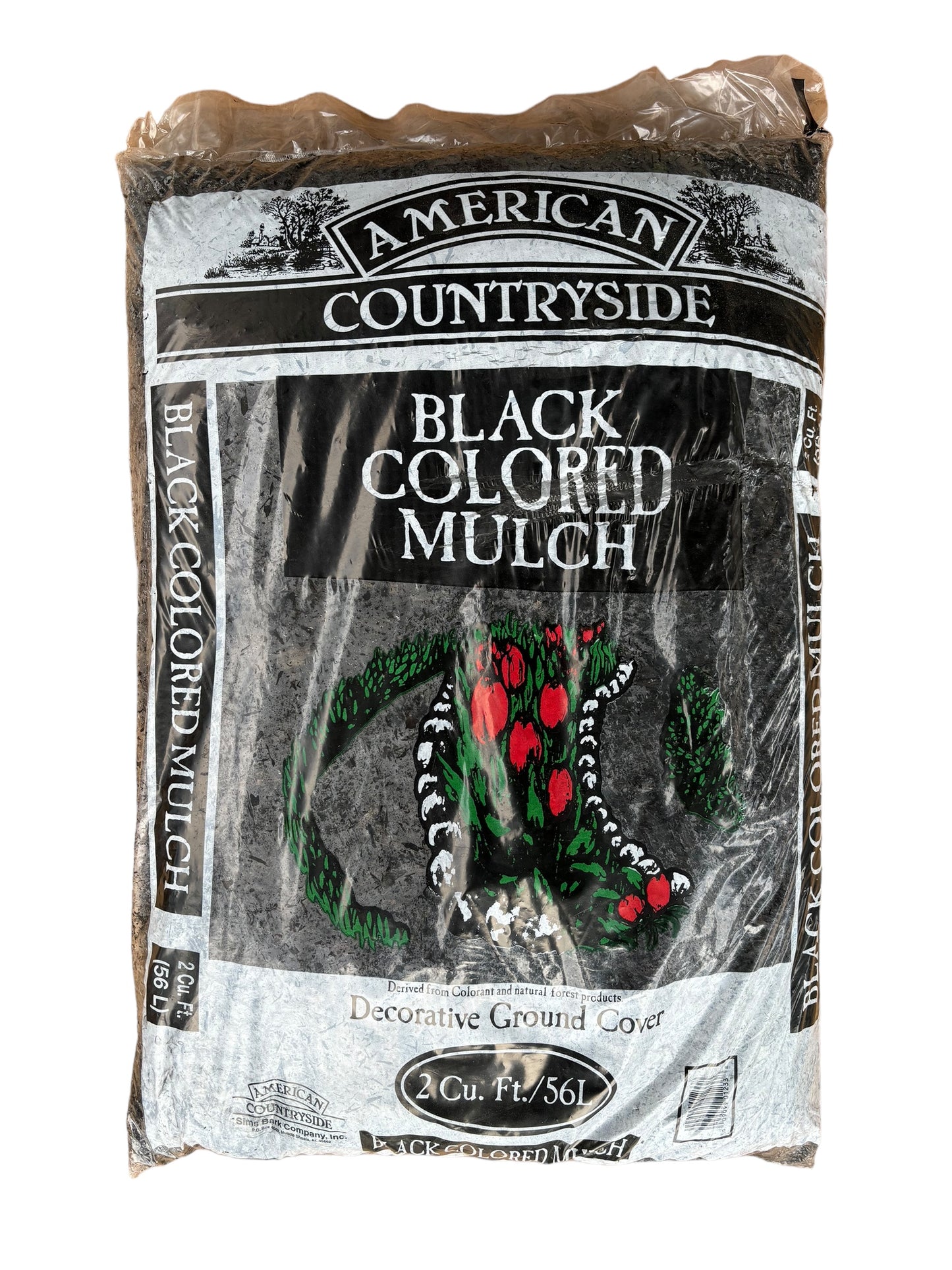 Black Pine Bark Mulch 2 Cu. Ft.