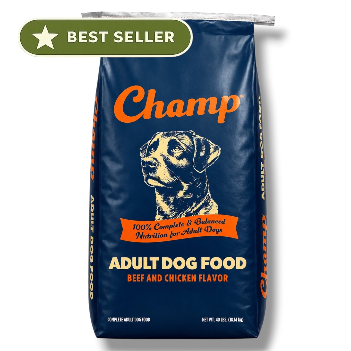 Champ Mini Chunk Adult Dog Food 40-lbs