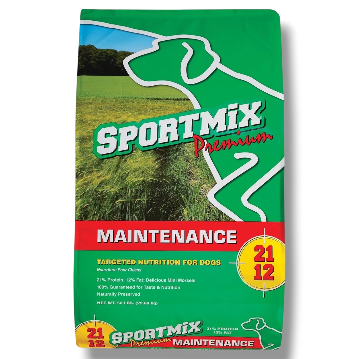 Sportmix Maintenace Adult Dog Food green bag