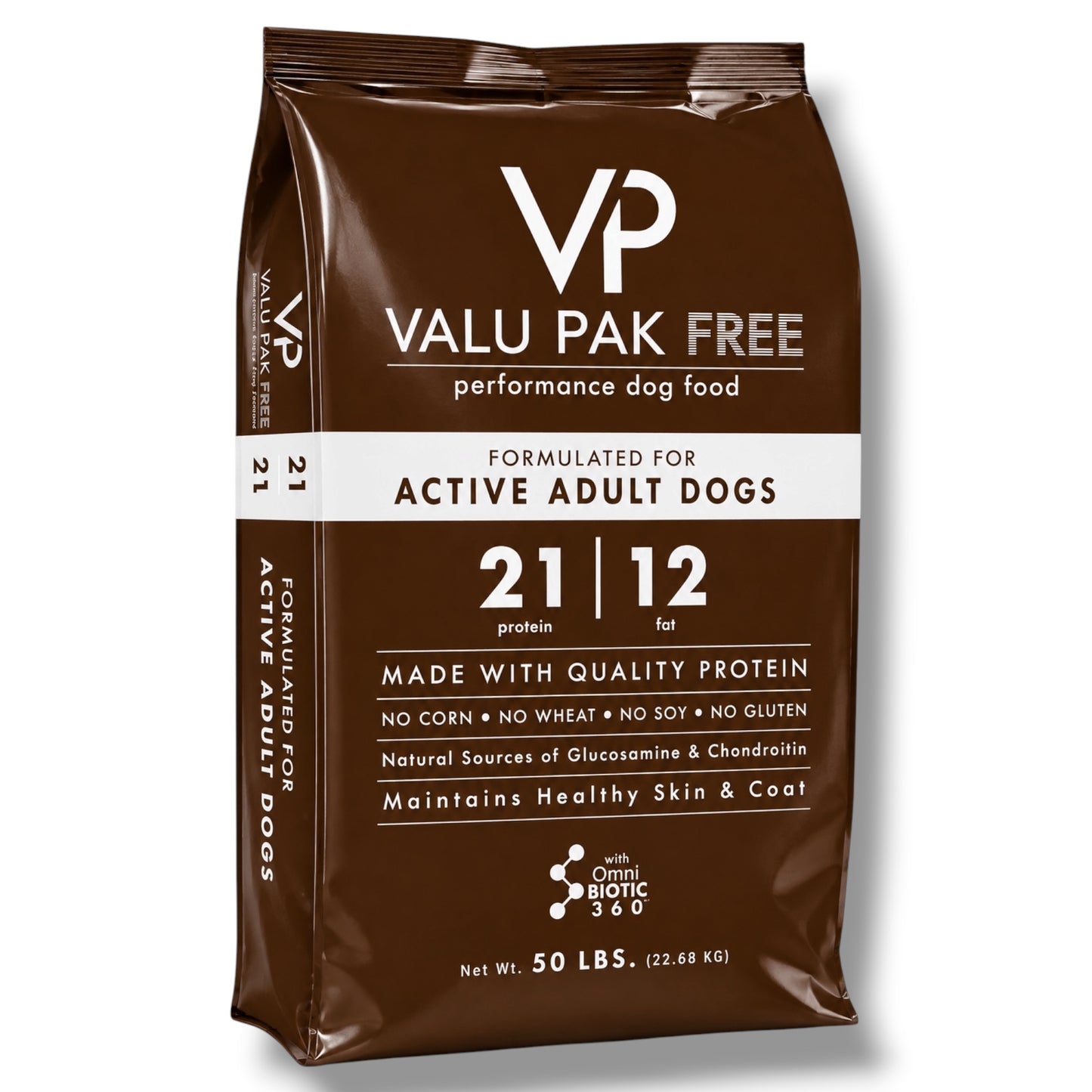 Valu-Pak 21-12 Performance Dog Food (Brown Bag), 50-lbs