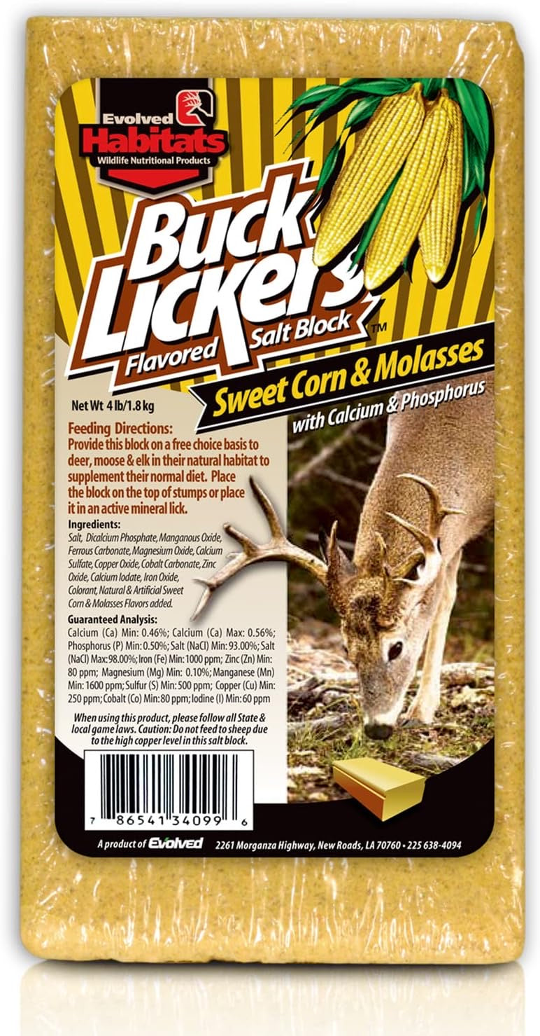 Buck Lickers Flavored Mineral Brick 4 lbs