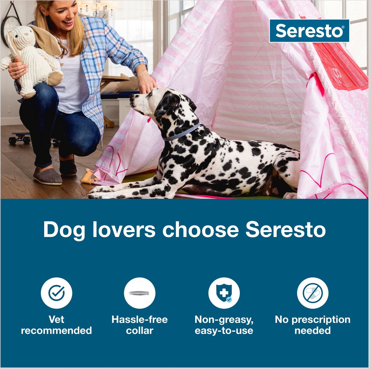 Seresto Flea and Tick Collar for Dogs over 18 lbs