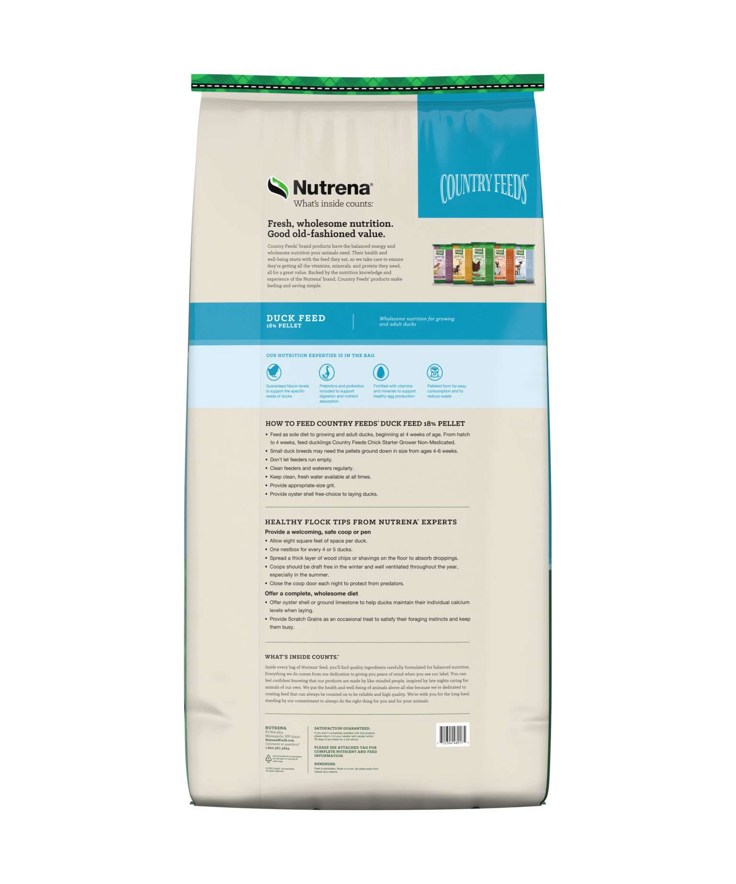 Nutrena Country Feeds Duck Pellets 50-lbs