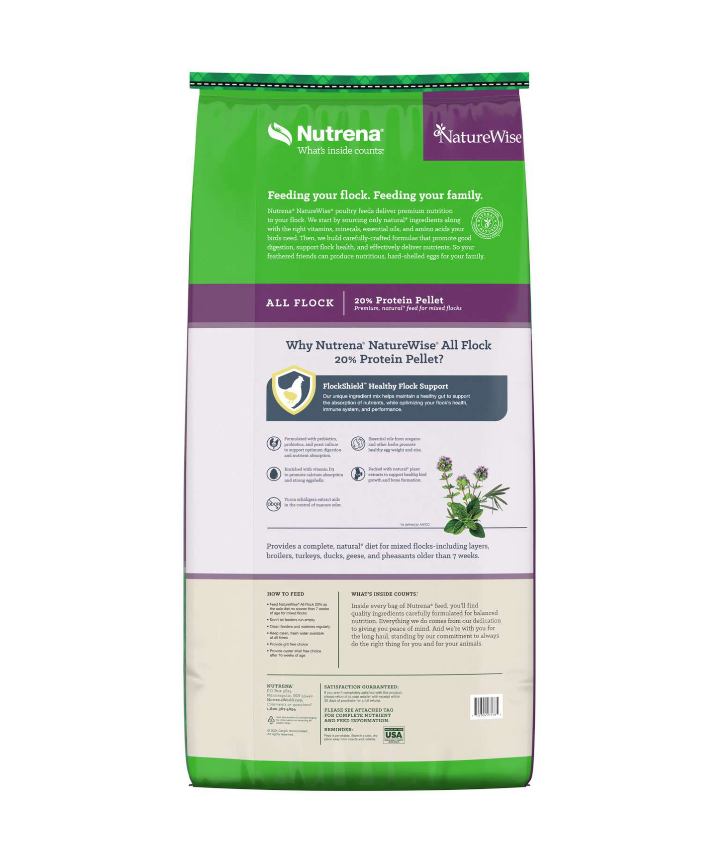 Nutrena Nature Wise All Flock Feed 40-lbs