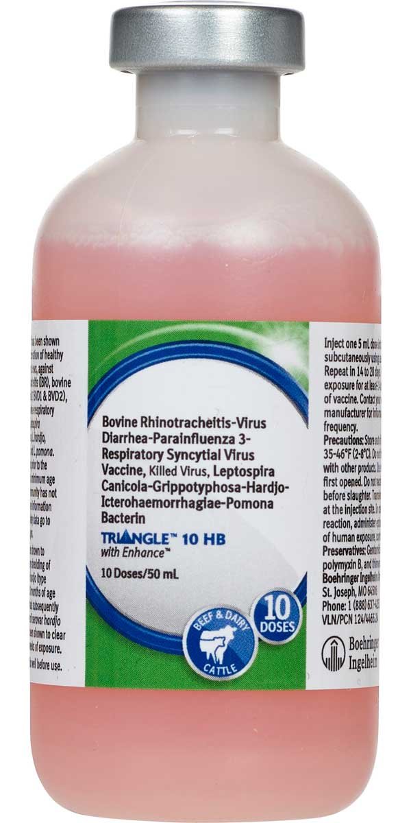 Triangle 10 HB Cattle Vaccine 10 dose