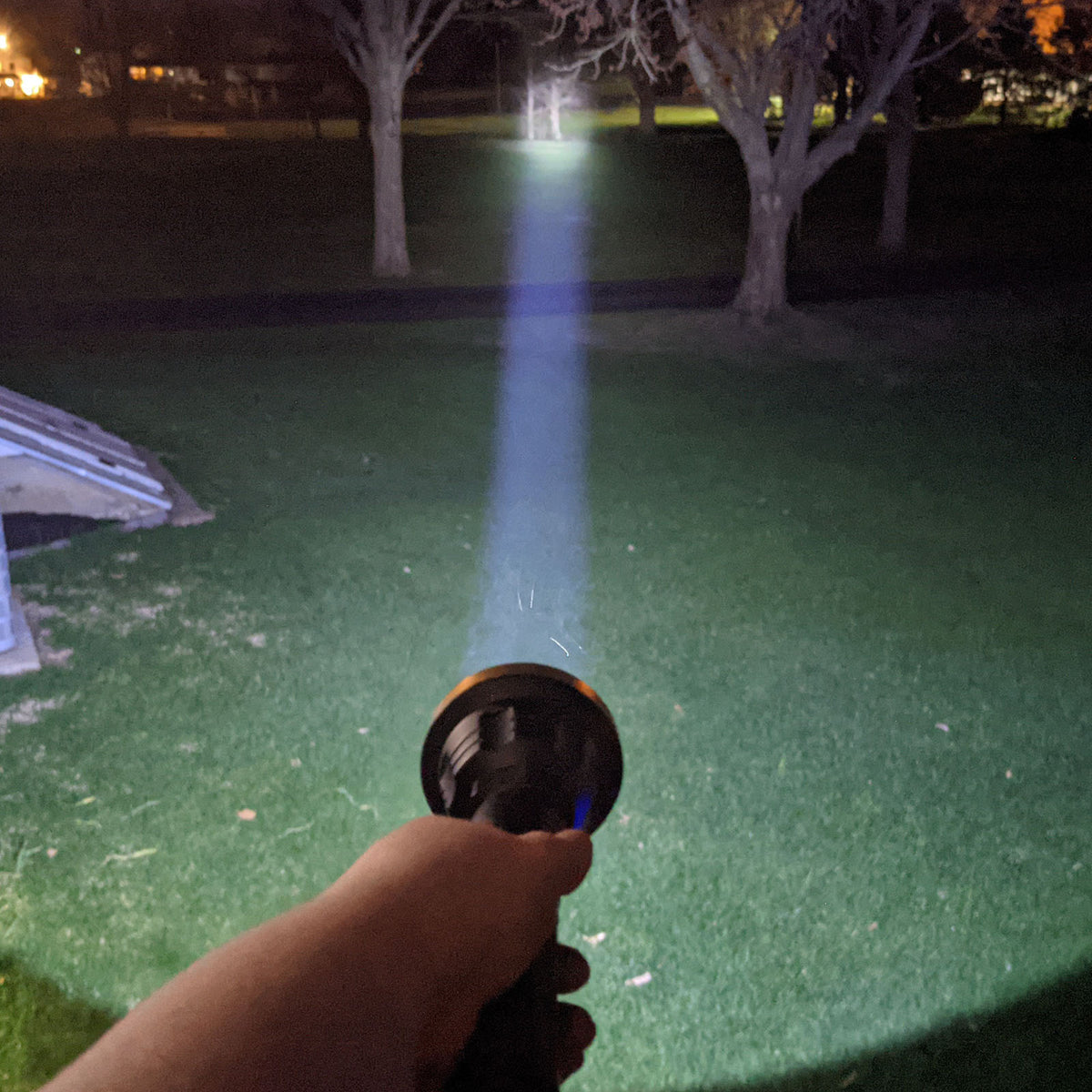 Tactical USB rechargeable torch flashlight with cob light, 4500 lumens led with 8 modes