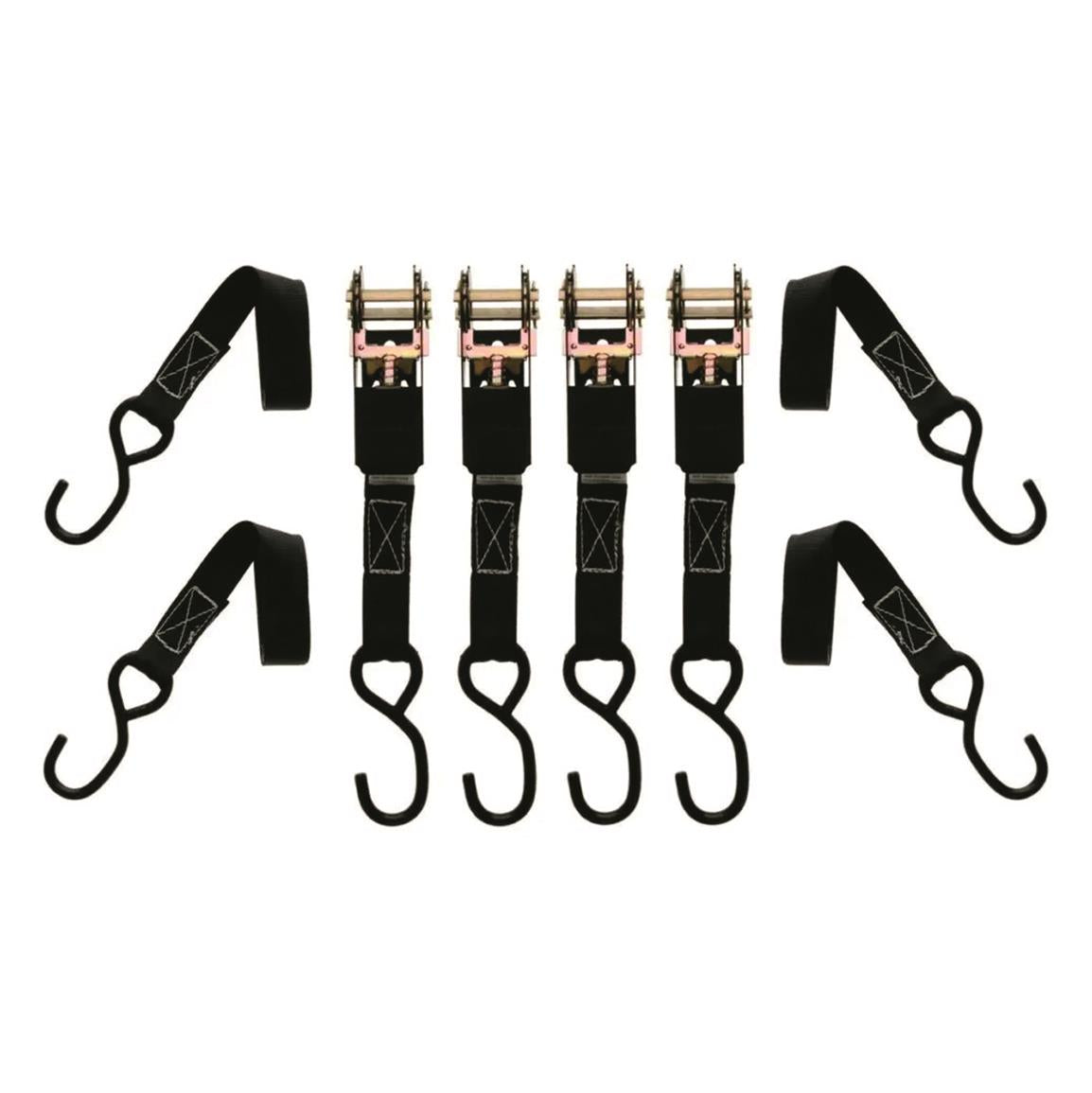 Muddy Ratchet Straps 10' Length & 1" Width 4pk