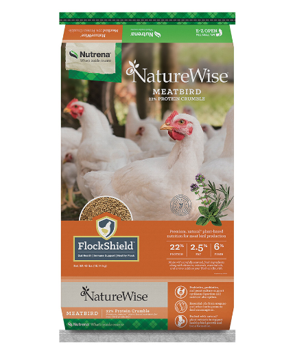 Meat Bird Crumble 22% 40lb Nutrena Nature Wise