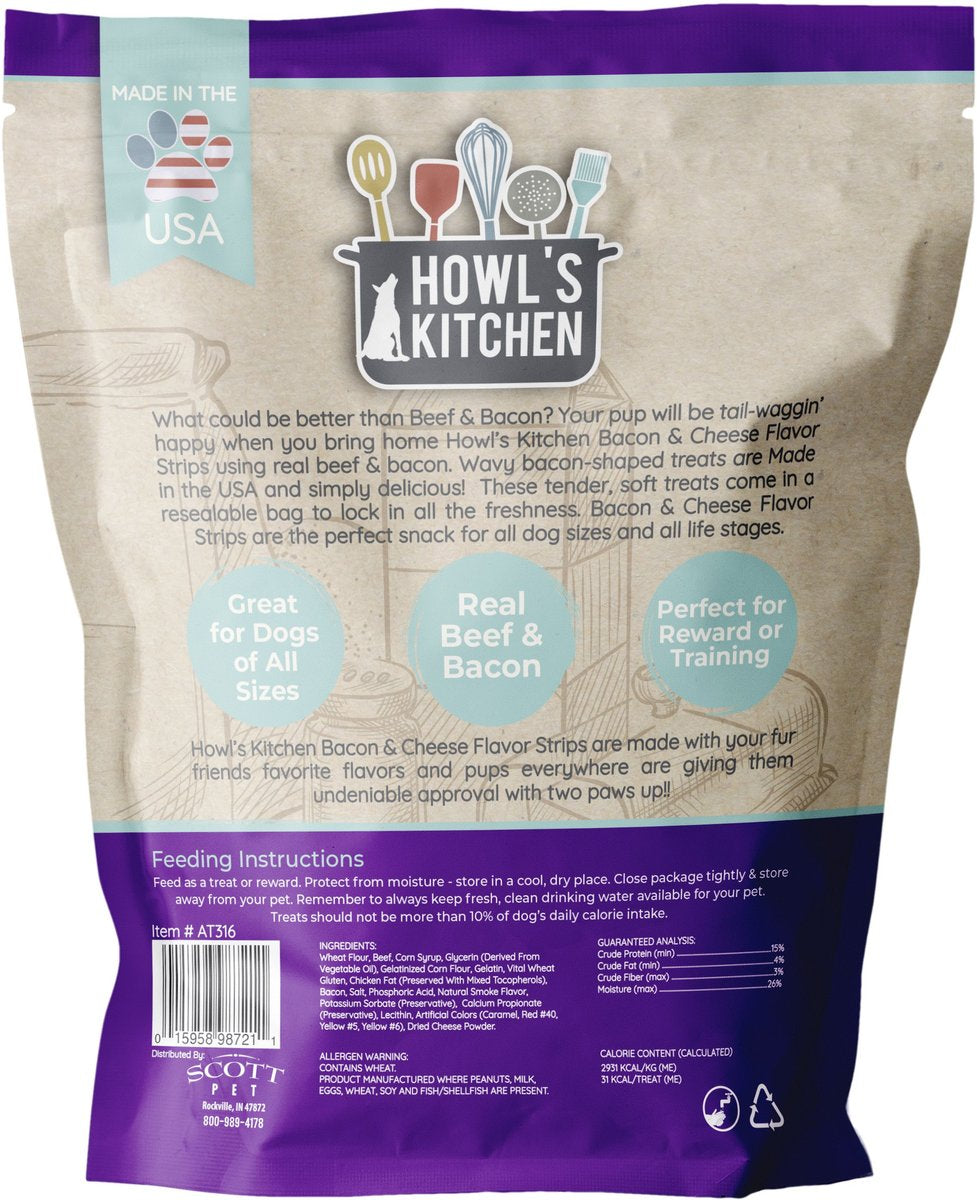 Howls Kitchen Bacon & Cheese Strips 6 oz