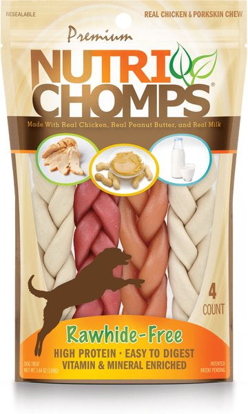 Nutri Chomps 6" Assorted Flavor Knots 4ct