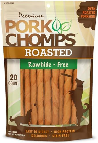 Pork Chomps Roasted Mini Twist 20ct