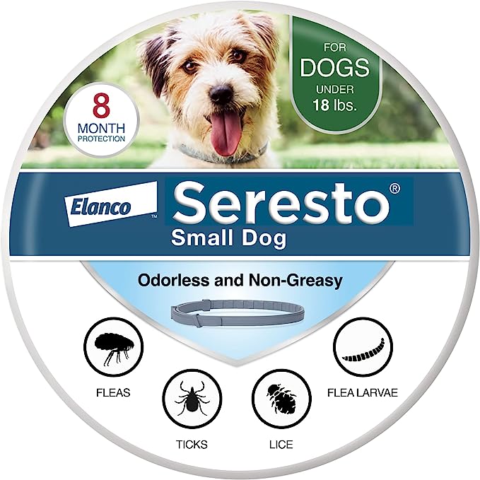 Seresto Flea & Tick Collar for Small Dogs up to 18 lbs