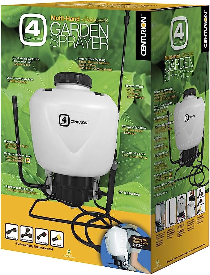 Sprayer Backpack Commercial 4 gallon