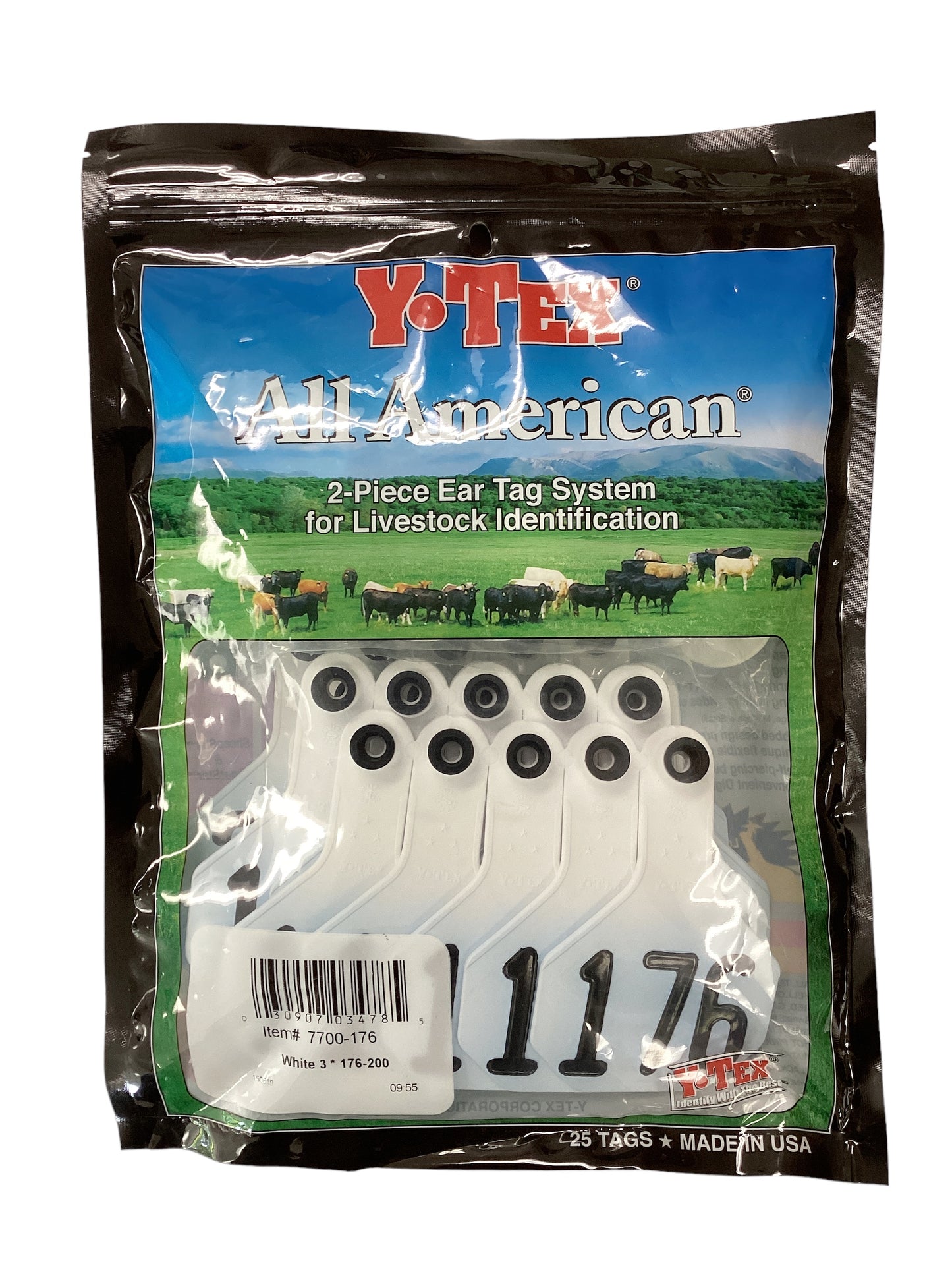 Y Tex Ear Tags White