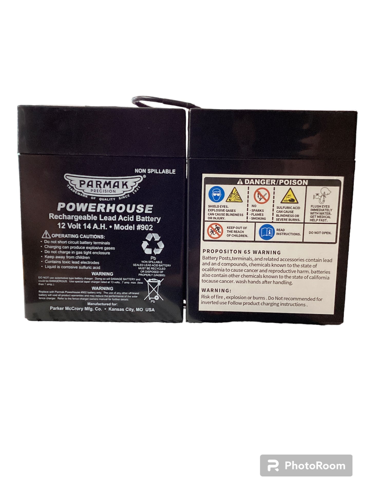 Parmak Rechargeable Battery 12 Volt