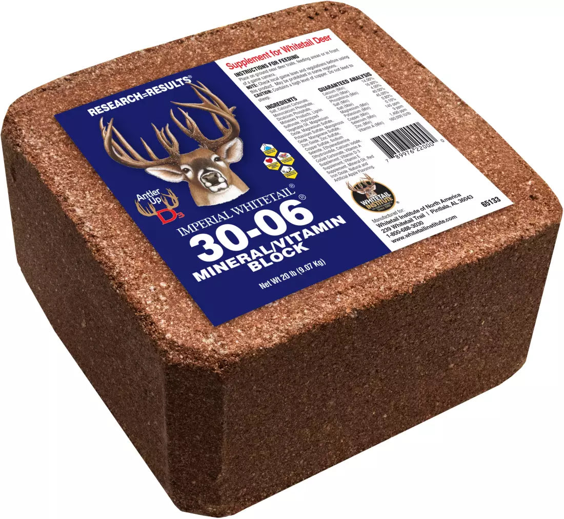 Imperial Whitetail 30-06 Mineral Block 20-lbs