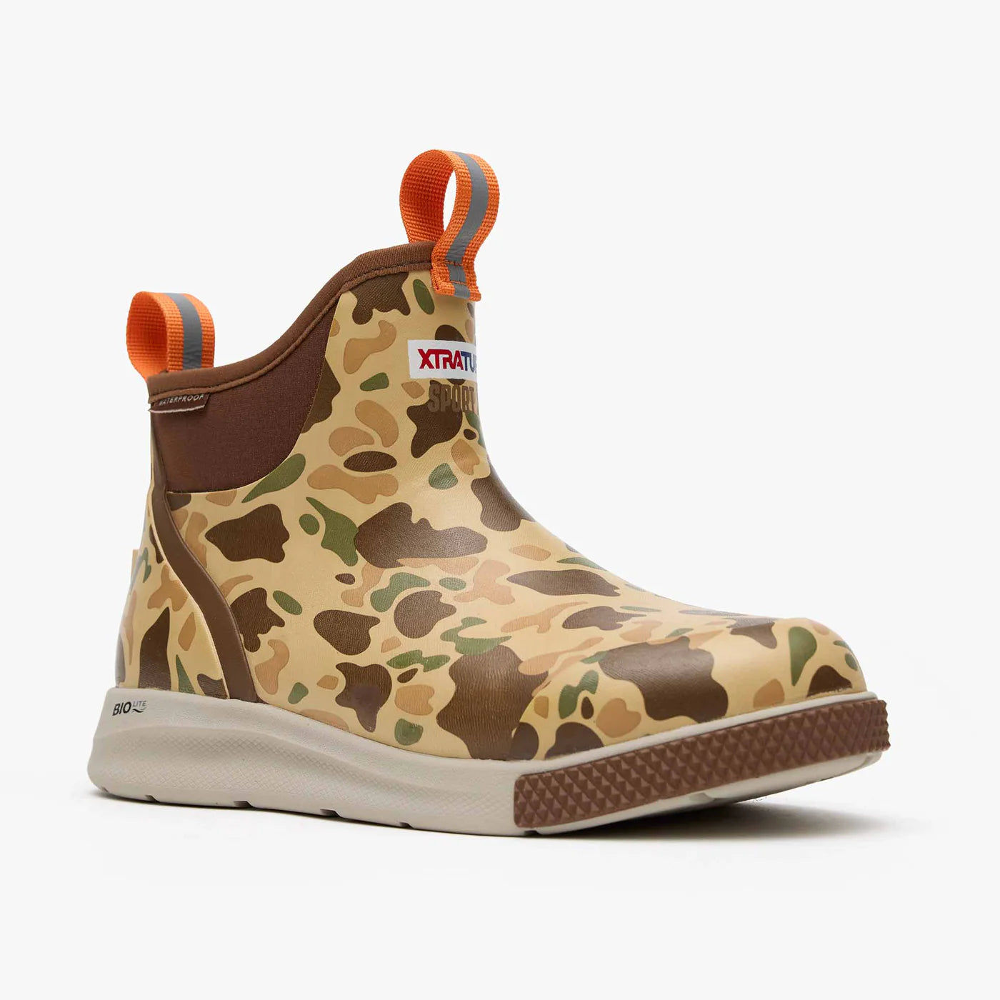 Xtra Tuf Sport Ankle Deck Boot Duck Camo Men 10
