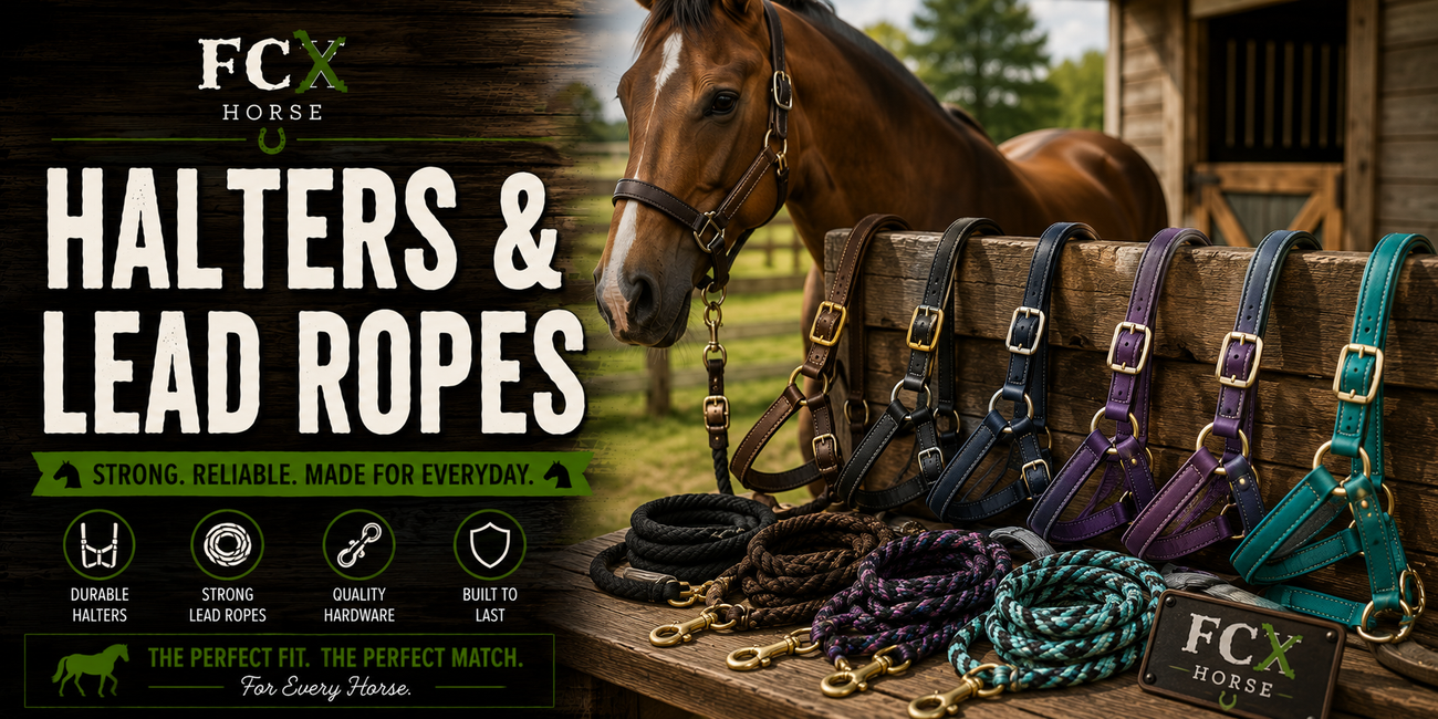 Horse Halters & Lead Ropes
