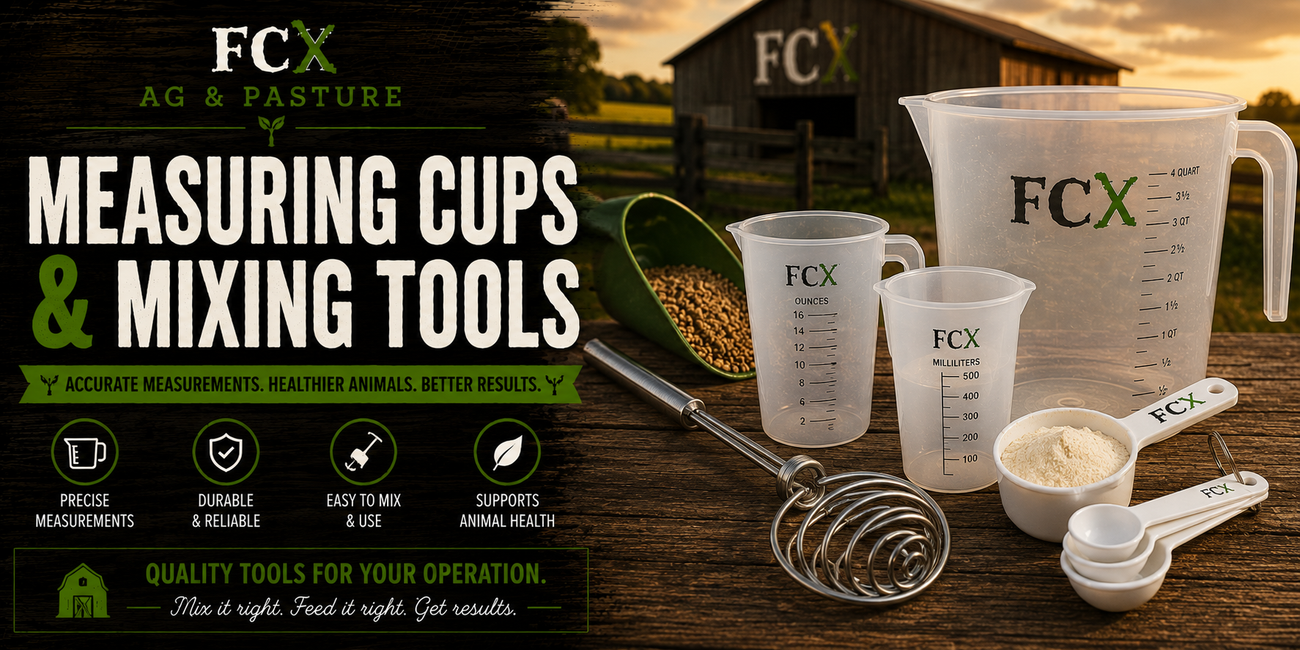 Ag & Pasture Measuring Cups & Mixing Tools