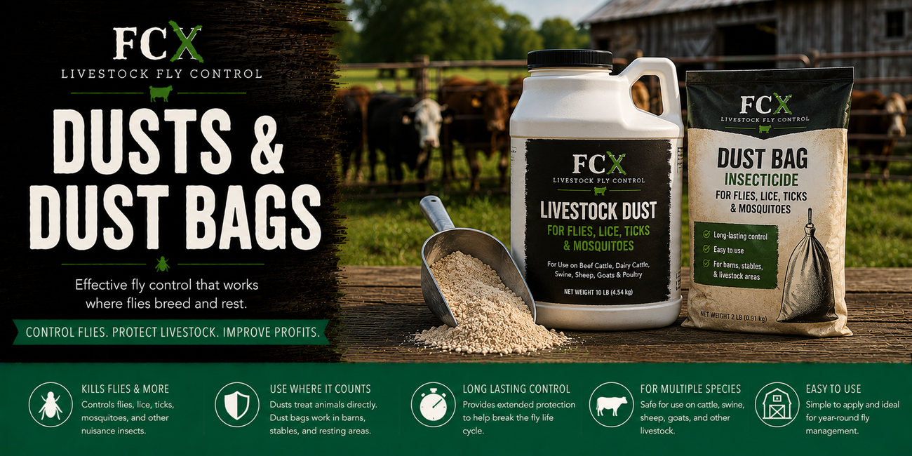 Livestock Dusts & Dust Bags