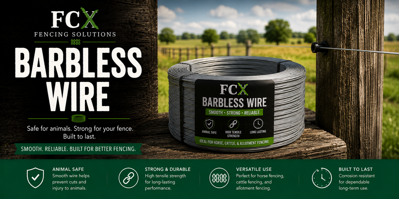 Fencing & Gates Barbless Wire