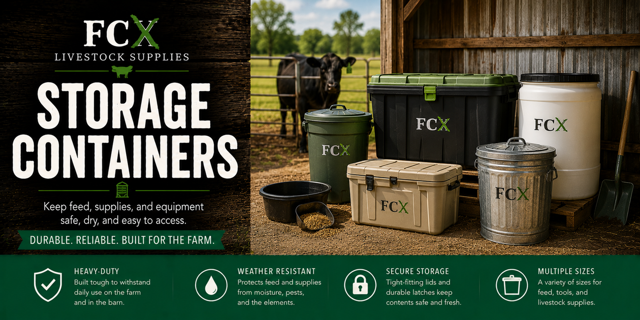 Livestock Storage Containers