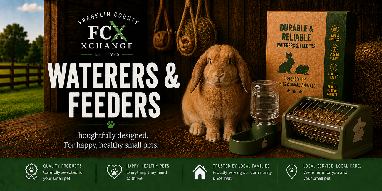 Rabbit Waterers & Feeders