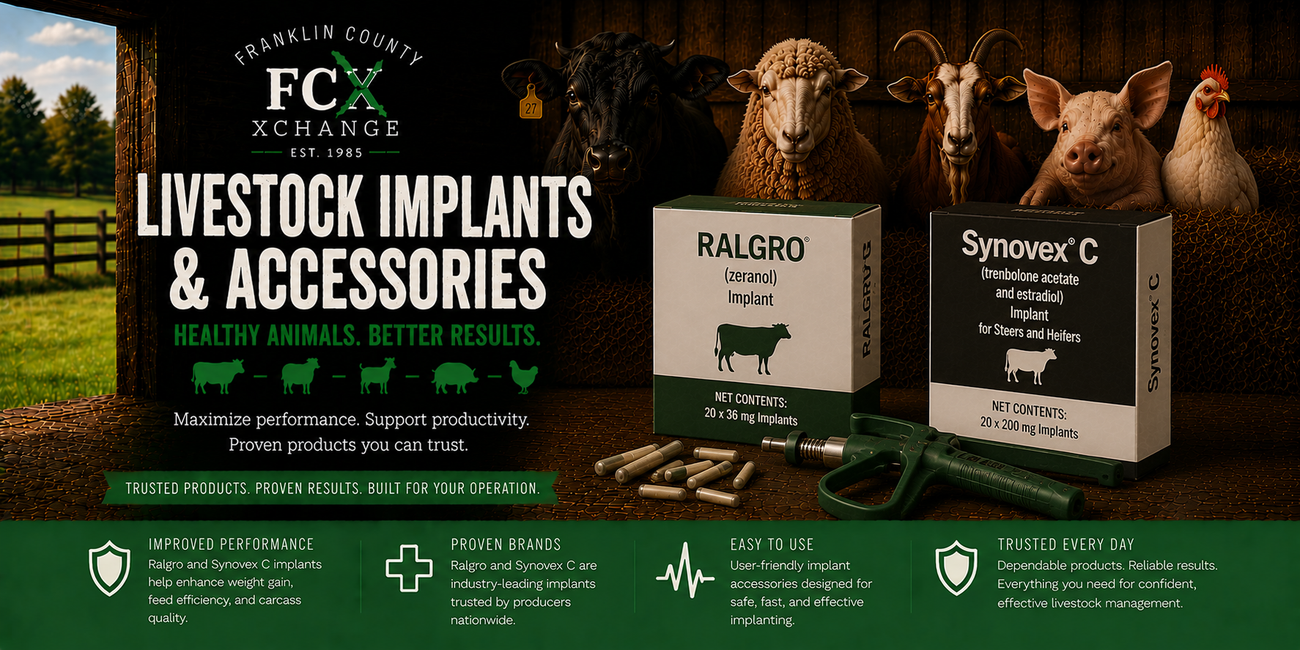 Livestock Implants & Accessories