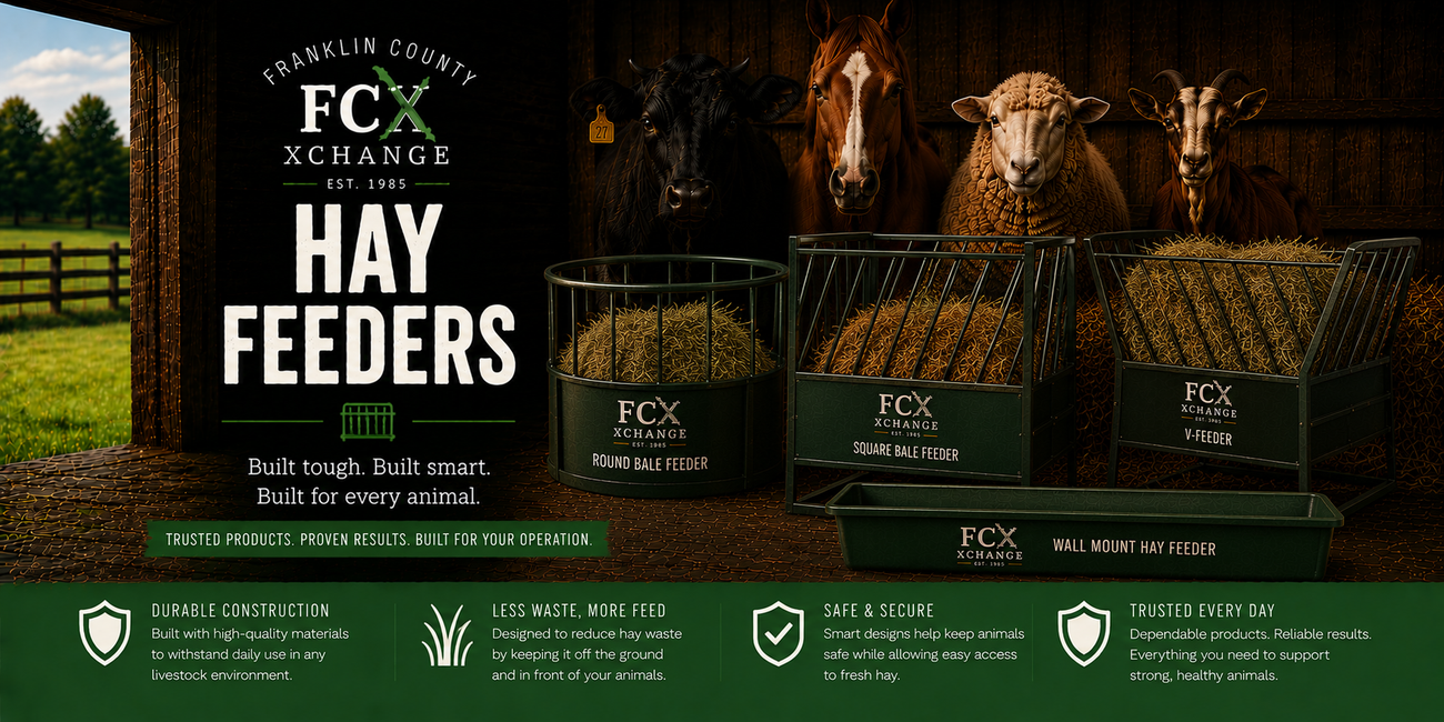 Livestock Hay Feeders