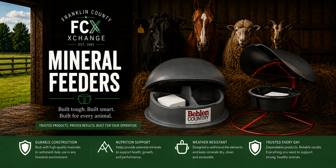 Livestock Mineral Feeders