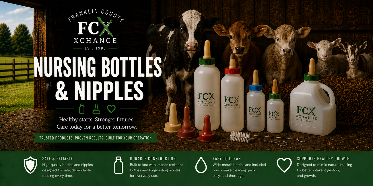 Livestock Nursing Bottles & Nipples