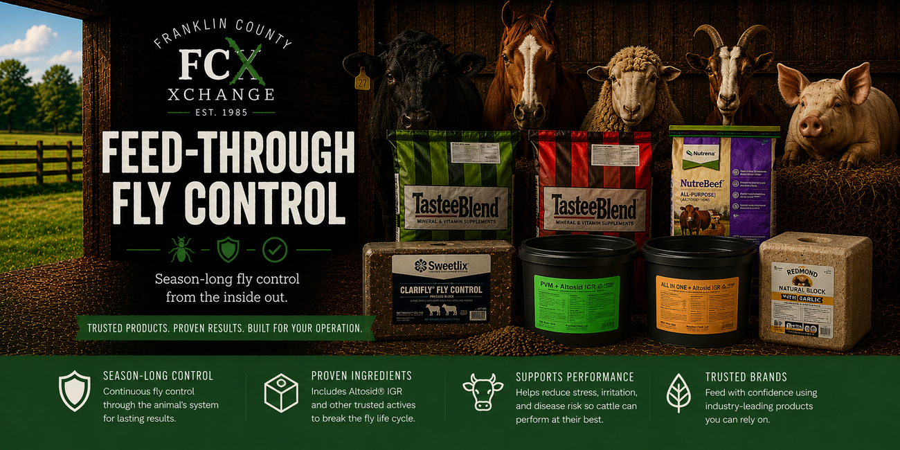 Livestock Feed Through Fly Control