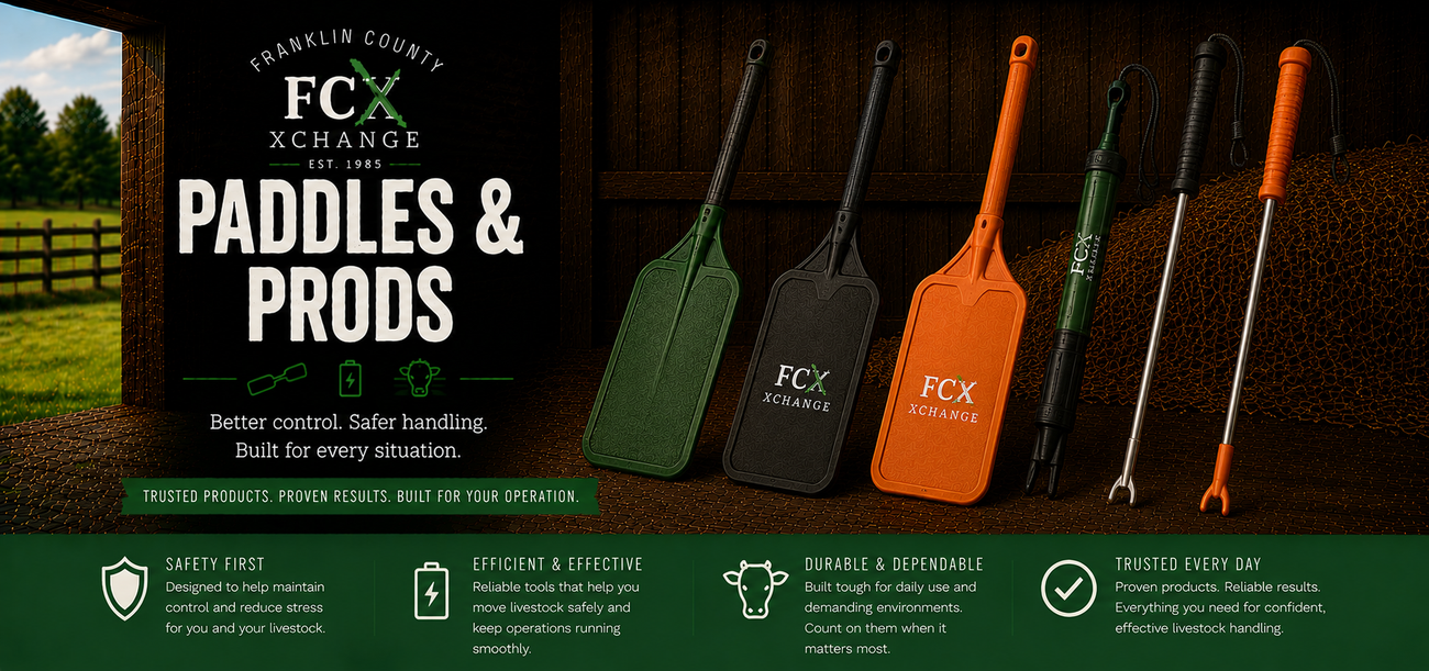 Livestock Paddles & Prods