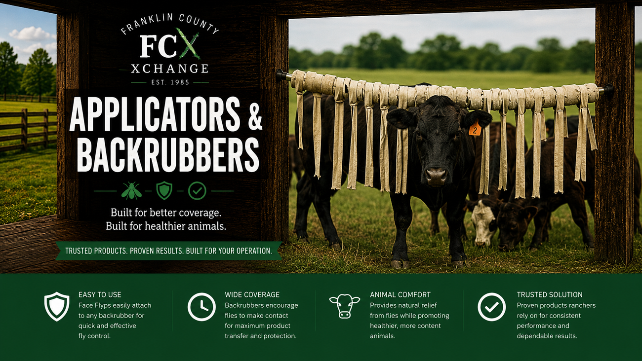 Livestock Applicators & Backrubbers