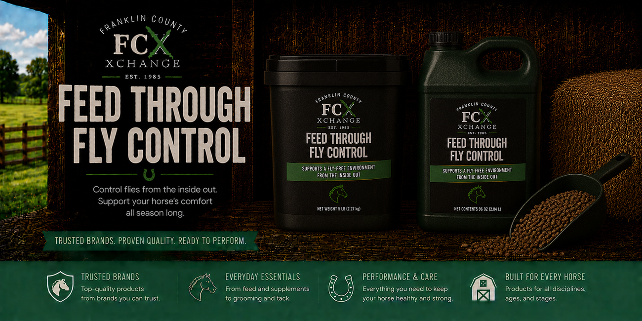 Horse Feed Through Fly Control