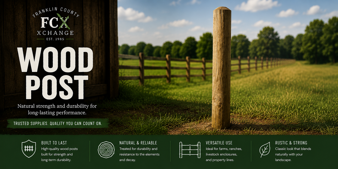 Fencing & Gates Wood Post