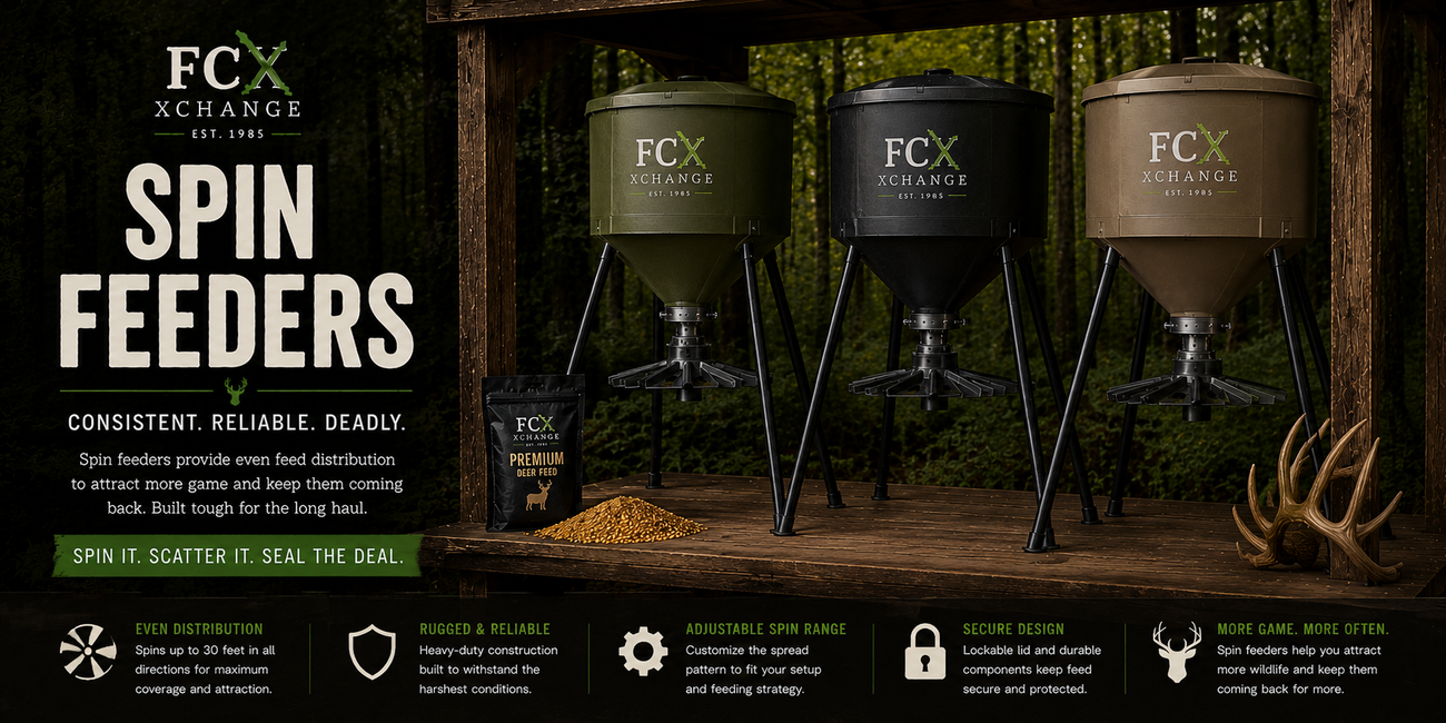 Wildlife & Outdoors Spin Feeders