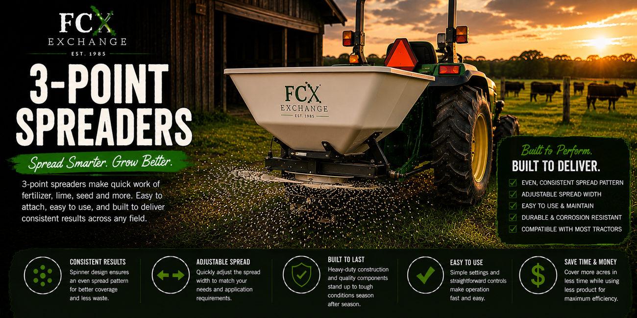 Ag & Pasture Supplies 3-Point Spreaders