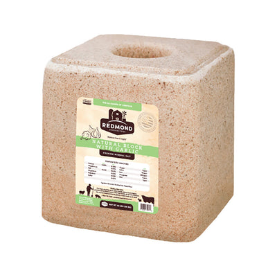 Redmond Garlic Salt Block 44-lbs